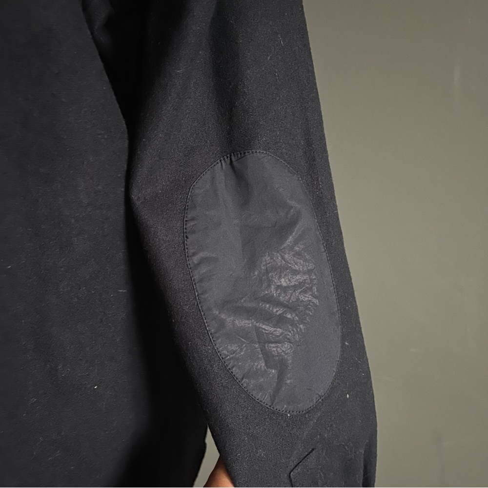 COS Black Wool Blend Shirt Jacket XL Minimalist Utility Overshirt Preppy Classic - Picture 5 of 7